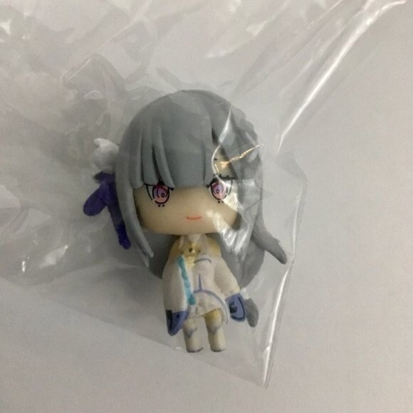 Re Zero Emilia Mini Figure or Keychain Anime Starting Life in Another World - Picture 1 of 7